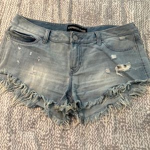 Express jean shorts